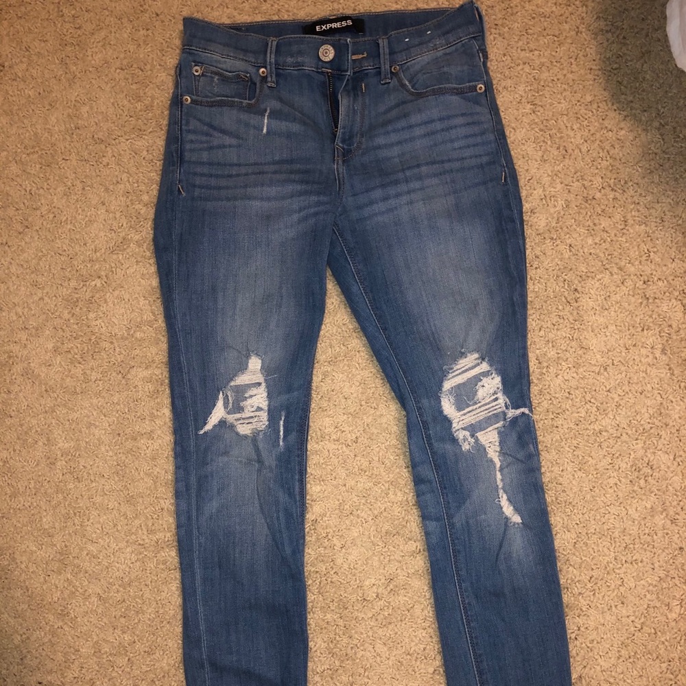 Express Jeans - Size 2 Regular, Mid Rise Stretch